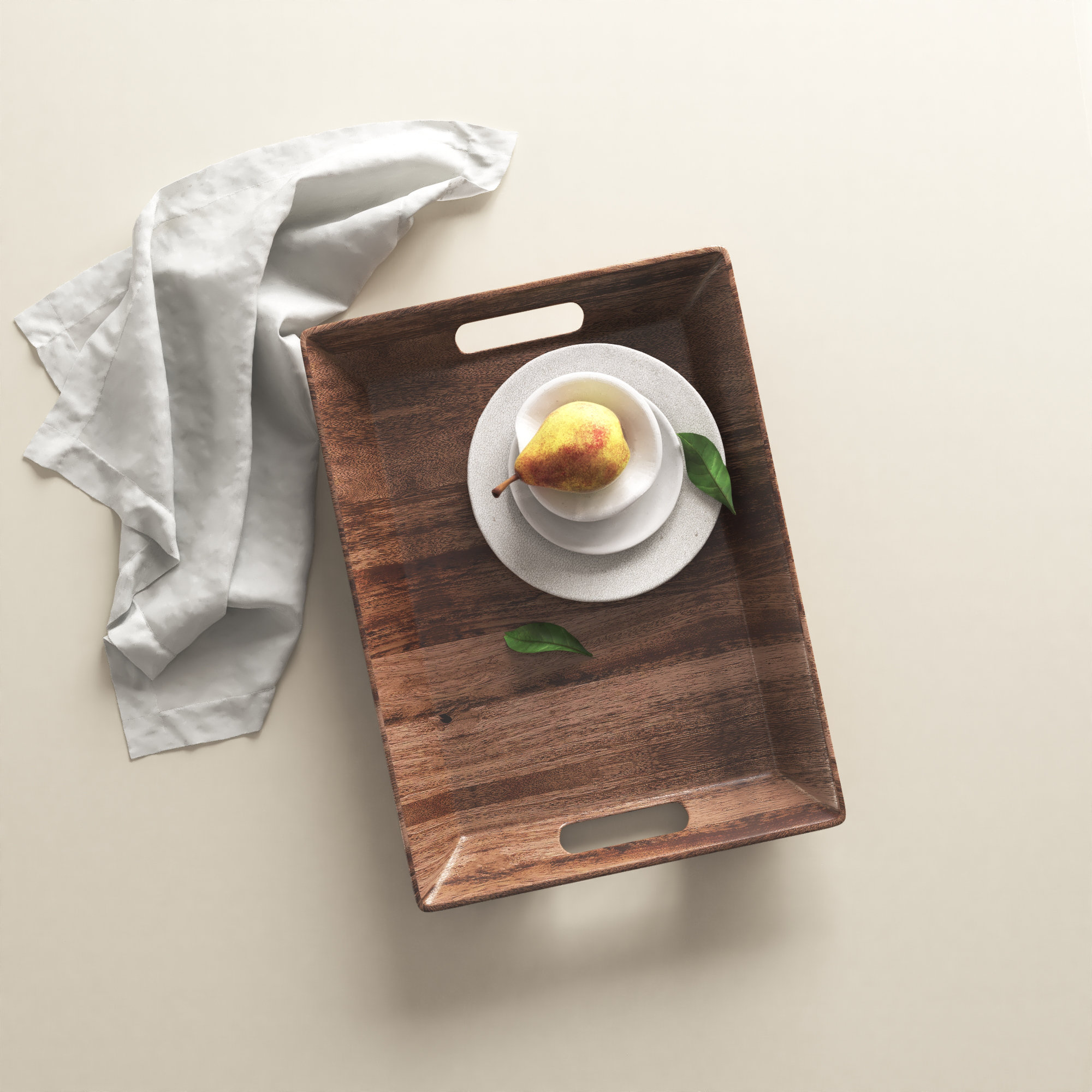 Heasley Rectangle Melamine Platter