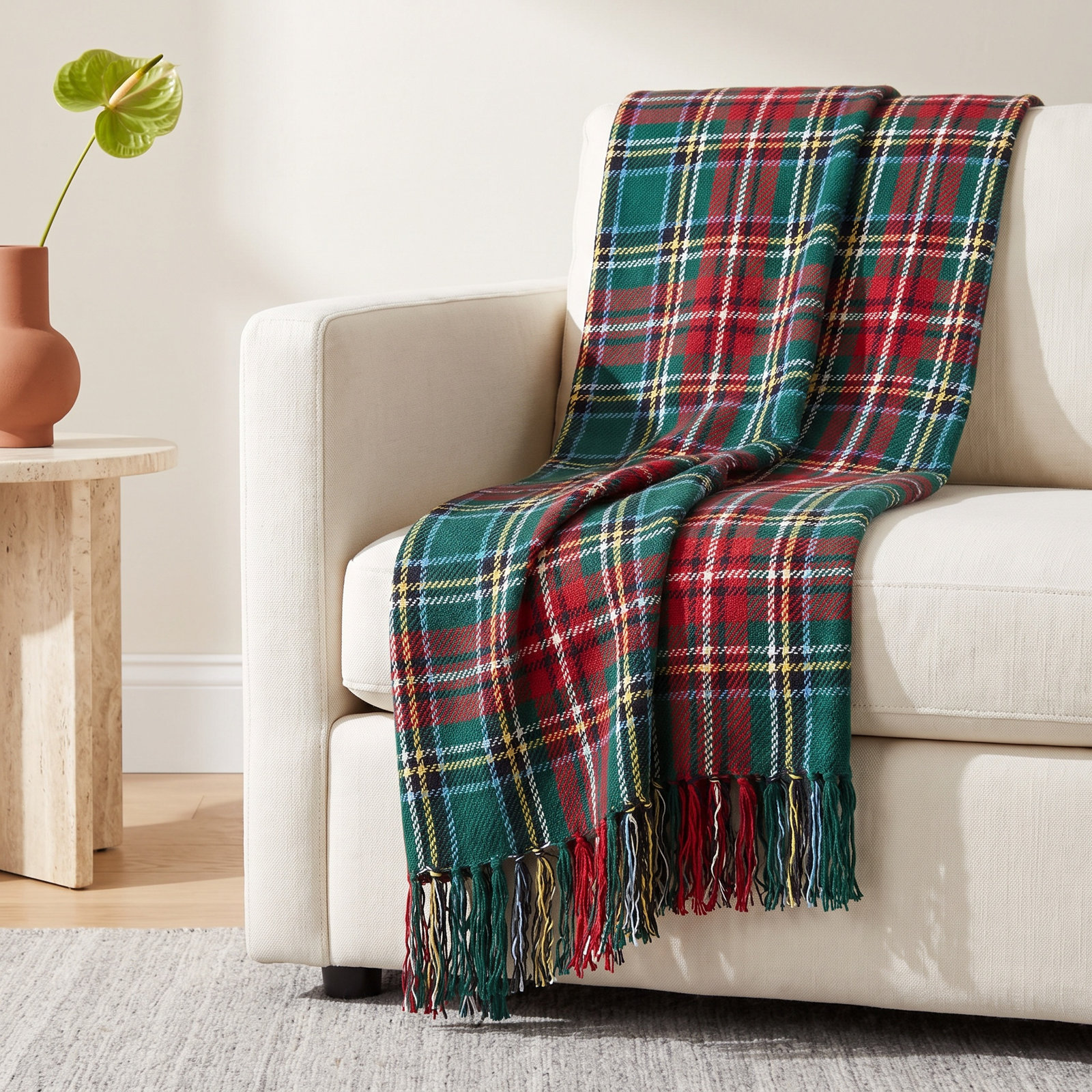 Lucius Cotton Throw Blanket