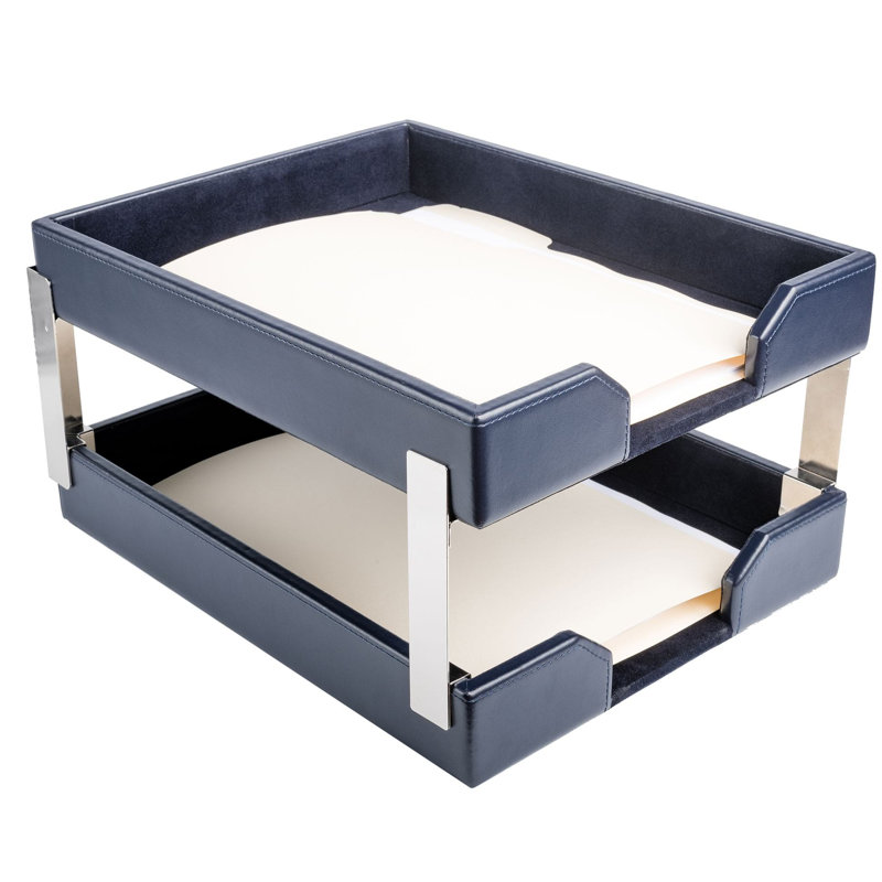 Rangement double Roisin, Bleu marine