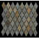 Rusty Slate Small Diamond Pattern