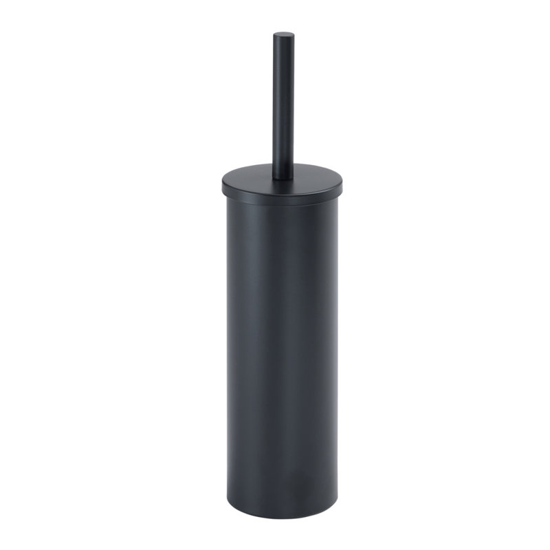 Flip Toilet Brush Freestanding - Chrome, Black