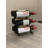 Tabletop Wine Bottle Rack in Brushed Nickel