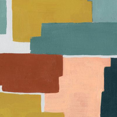 Block Abstract IV by Grace Popp - Wrapped Canvas Painting