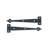 6-1/2" Heart Cabinet Strap Hinge, 3/8" Offset, Pair