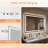Frameless LED Light Anti-Fog Wall Bathroom Vanity Mirror with Backlit & Frontlit-101644914