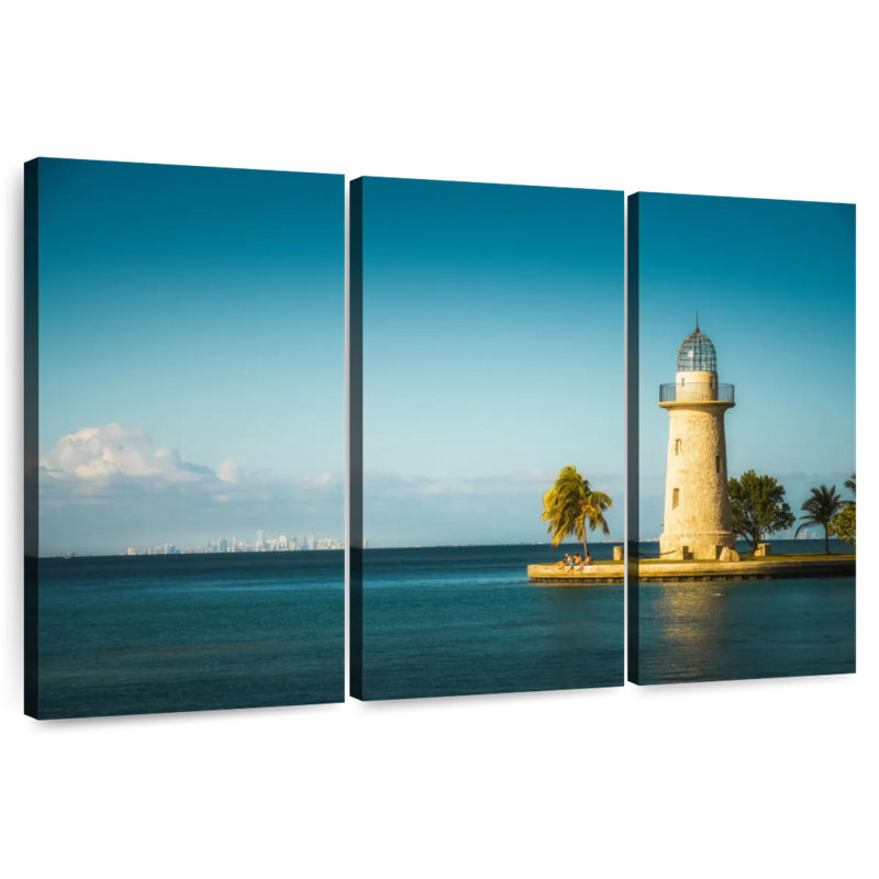 Aletra Boca Chita Lighthouse, 28" H x 45" W