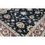 Hand-Knotted High-Quality Black and Red Area Rug