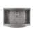 ZLINE 30 in. Zermatt Farmhouse Apron Mount Single Bowl Stainless Steel Kitchen Sink with Bottom Grid (SAS-30)