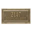 Gardengate Personalized Grande 2-Line Wall Address Plaque-344712067-344712087