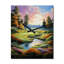 Golf Enchanted Greens - Horloge murale sport surdimensionnée-99632704
