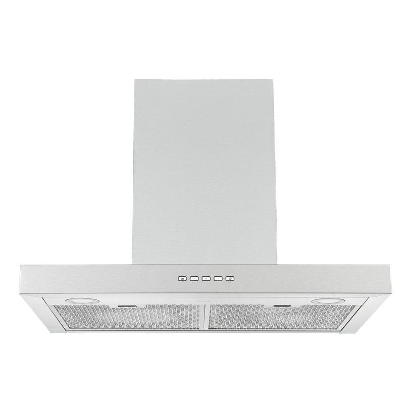 Ancona 30" Stainless Steel 600 CFM Convertible Wall Range Hood with Mesh Filter