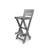 Key West Recycled HDPE Outdoor Folding Bar Stool -1174807629