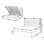 Upholstered Ottoman Storage Bed