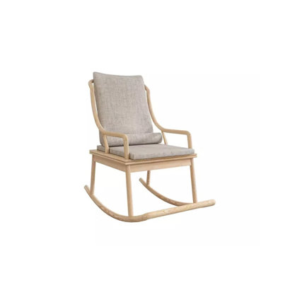 Quiet And Elegant Solid Wood Rocking Chair Solid Wood Rocking Chair