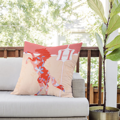 Coussin extérieur Jennifer Horse Miss Hill