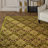Hollander Floral Hand Hooked Wool Brown Area Rug-456271025