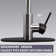 Dual Spray Push Button Mode Kitchen Faucet with Pull Down Sprayer Head