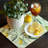 Engineered Wood Floral Rectangle Placemat