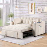 Larmon Modern Sleeper Sofa, Convertible Sofa, 3-In-1 Bed Pull Out Couch Pull Out Sofa