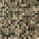 0.62" x 0.62" Glass/Slate Grid Mosaic Wall & Floor Tile