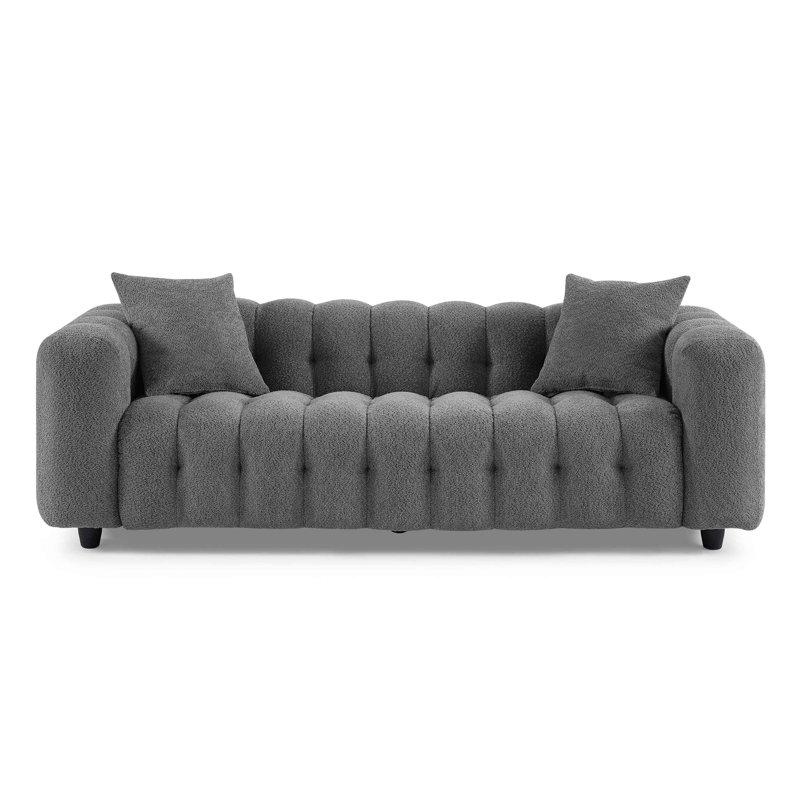 Lavance MINIMORE Modern 89.4'' Square Arms Chesterfield Sofa