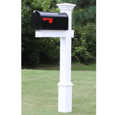 Plastic Post Mounted Mailbox