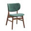 Ensemble de 2 chaises d'appoint Bevis Green