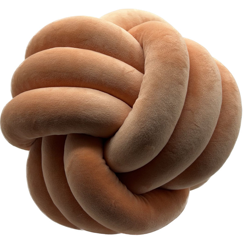 Coussin décoratif uni, Orange