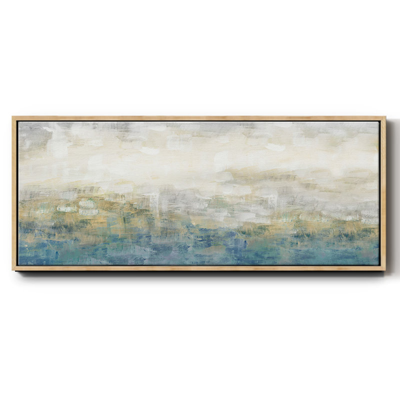 Colour Block Horizon- Framed Canvas