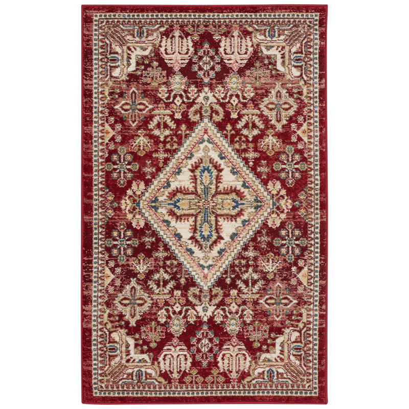 Oriental Indoor Rug, Rectangle 5'3" x 7'6"