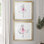 Whimsy Girl I - ensemble de 2 reproductions de cadres photo