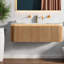 Meuble-lavabo et lavabo Modern Modern, grain de bois naturel, 48 po