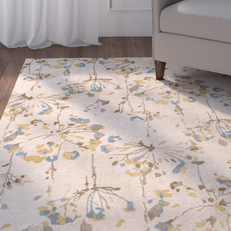 Walshville Floral Indoor Rug, Rectangle 5' x 8'