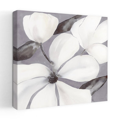 Délice d'été II - Affiche murale abstraite contemporaine et élégante représentant une fleur de la nature