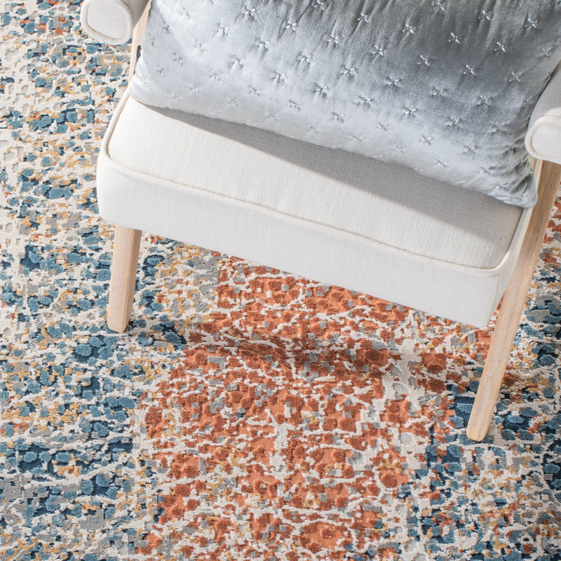 Elieser Performance Abstract Rug, Rectangle 5'3" x 7'6"