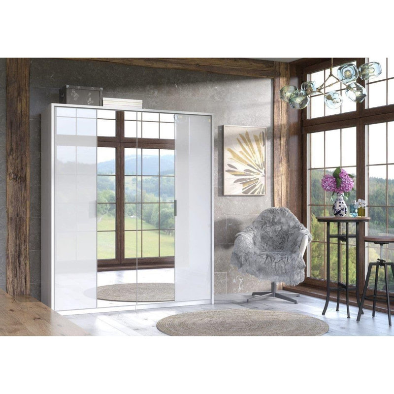 Resha Solid Wood Wardrobe