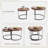 Outdoor Round Coffee Table With Ottoman-1785639920