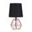 11.25" Copper Metal Table Lamp