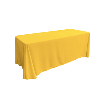 Rectangular Stain-Resistant Polyester Tablecloth - Basics by Wayfair™