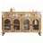60"Modern Sideboard Buffet, Storage Cabinet With Solid Wood Legs, Shelves For Kitchen, Dining Room, Living Room-1313123770