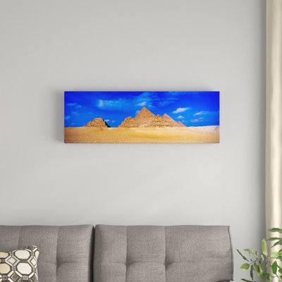 " Great Pyramids & Pyramids Of Queens, Giza Pyramid Complex, Giza, Egypt " by Panoramic Images
