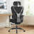 Isairis Ergonomic Mesh Task Chair with Headrest and 3D Adjustable Arms-770949487