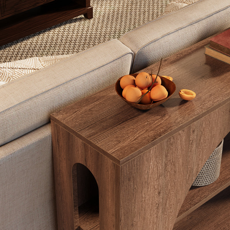 Farmhouse 55" Console Table with Storage