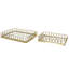 Plateau en acier inoxydable - ensemble de 2-1602211370