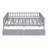 Kallel Daybed with Two Drawers and Guardrails-506472916-506472917