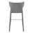 Divinia Bar Stool In Gray Regenerated Leather - Set Of 2-78040270-78040269