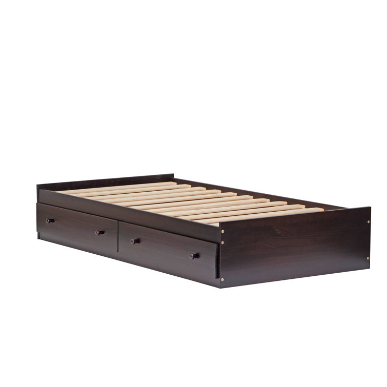 Wales Solid Wood Bookcase Storage Bed