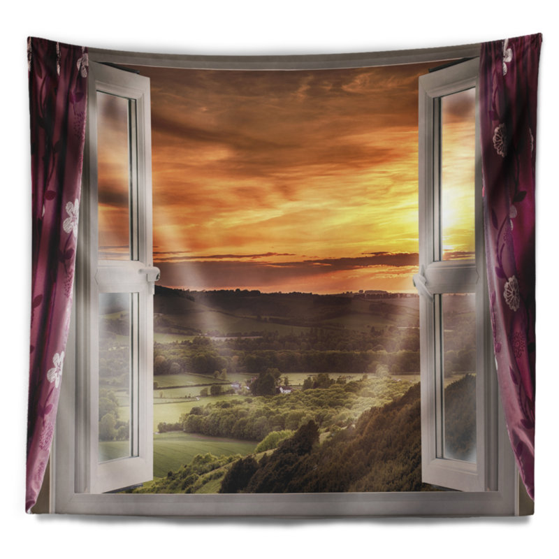 Polyester Tapestry, 32" H x 39" W