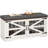 Farmhouse Storage Bench with Cushion