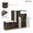 Modern 2-in-1 Shoe Storage Bench with Rebound Doors | Holds 15-20 Pairs, Adjustable Shelves & Padded Seat for Hallway-1047882285